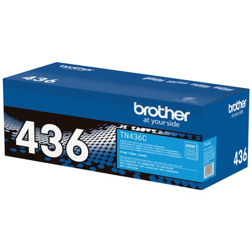 Brother TN436C Cyan Toner Cartridge, Super High Yield