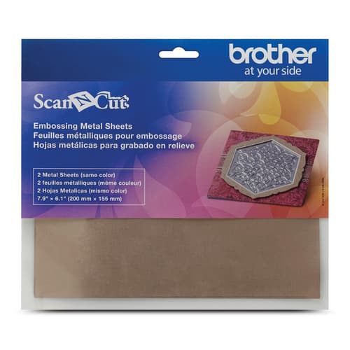 Brother CAEBSBMS1 Embossing Brass Metal Sheets