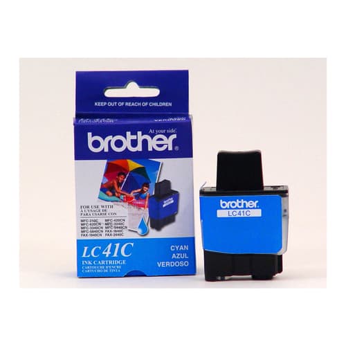 Brother LC41C Innobella  Cyan Ink Cartridge, Standard Yield