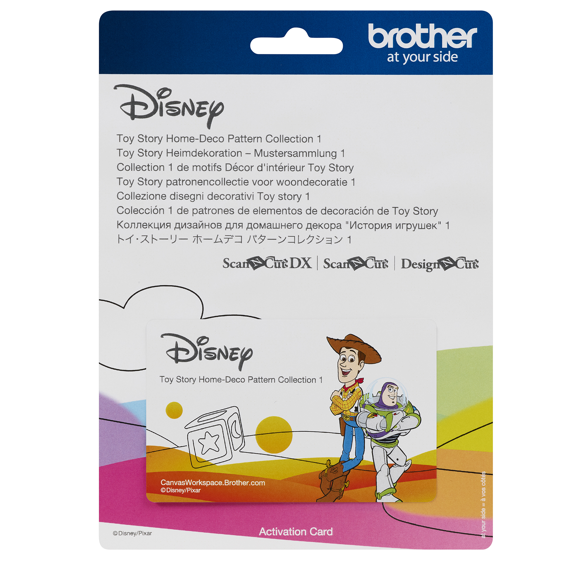 Image of Brother CADSNP05 Disney Pixar Toy Story Home Deco Pattern Collection #1