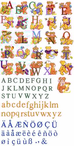 Brother SA370 Memory Card No. 70   Cross Stitch 2