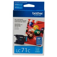 Brother LC71CS Innobella  Cyan Ink Cartridge, Standard Yield