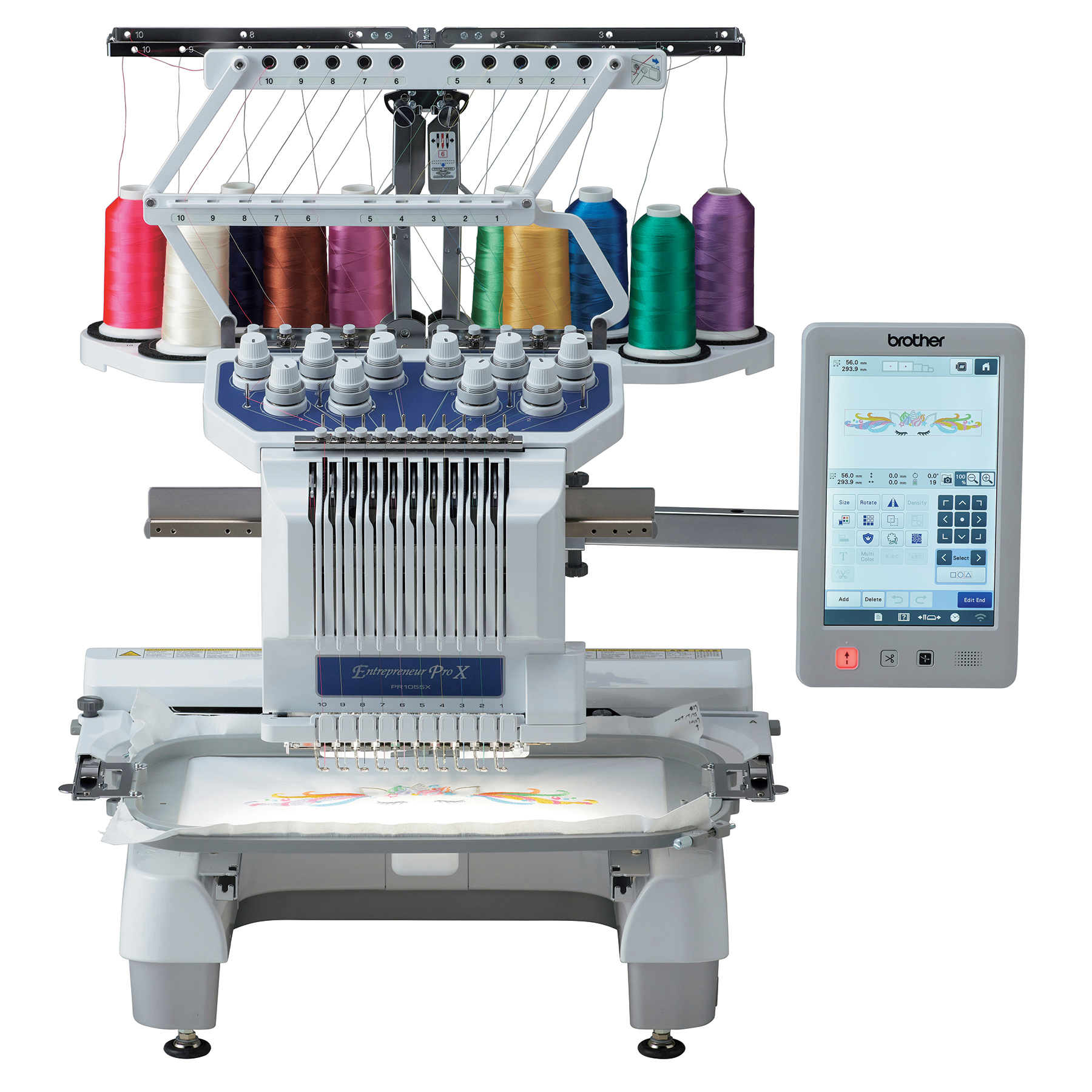 Brother PR1055x Multi Needle Embroidery Machine –