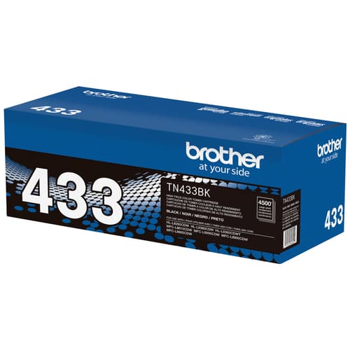 Brother TN433BK Toner Cartridge Black, High Yield