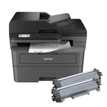Brother MFC-L2820DWXL Business-Ready Monochrome All-in-One Laser Printer with Print, Copy and Scan, Mobile Printing, 4,200 Prints In-box with Refresh Subscription Option
