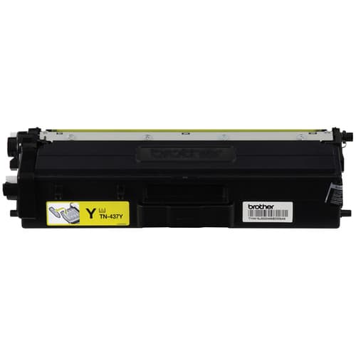 Brother Genuine TN437Y Ultra High‐Yield Yellow Toner Cartridge