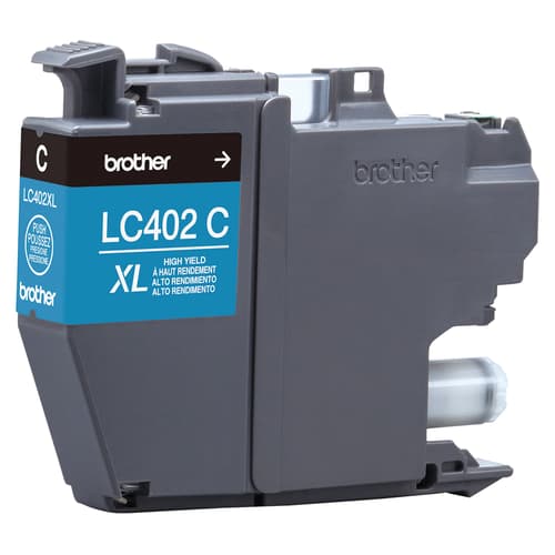 Brother Genuine LC402XLCS High Yield Cyan Ink Cartridge