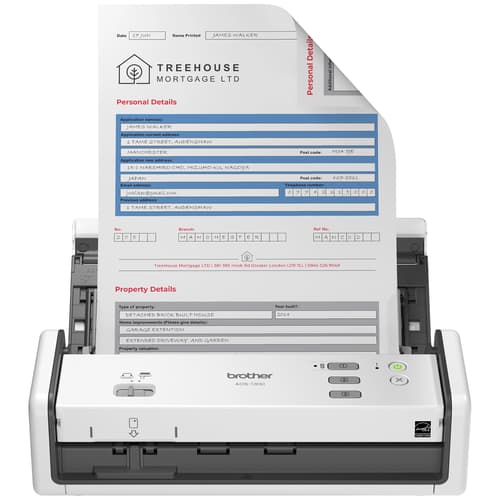 Brother ADS-1300 Compact Desktop Scanner for Easy Scanning by Small Businesses or Independent Users