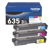 Brother Genuine TN6353PK 3-Pack of Standard Yield Cyan, Magenta, and Yellow Toner Cartridges