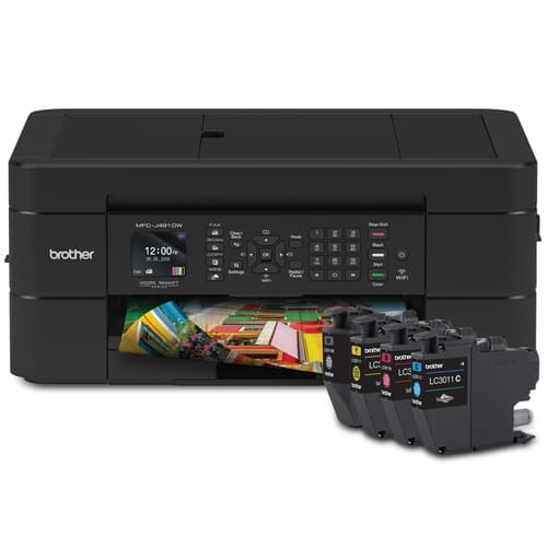 Brother Mfc J491dw Wireless Colour Inkjet Multifunction Bundle 8535