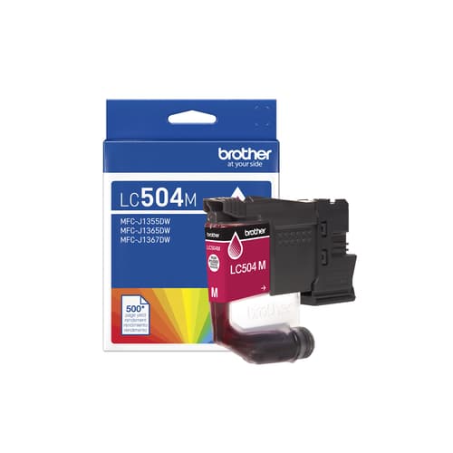 Brother Genuine LC504MS Standard Yield Magenta Ink Cartridge