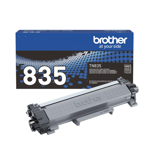 Brother Genuine TN835 Super High-Yield Black Toner Cartridge (up to 5,000 pages)