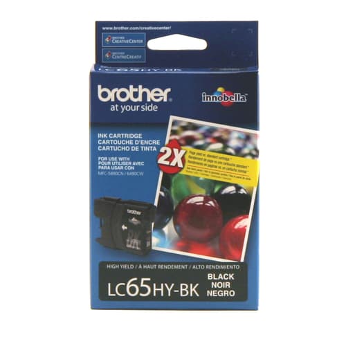 Brother LC65HYBKS Innobella  Black Ink Cartridge, High Yield
