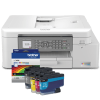 Brother R4335LC406BUND INKvestment Tank All-in-One Colour Inkjet Printer and Ink Bundle