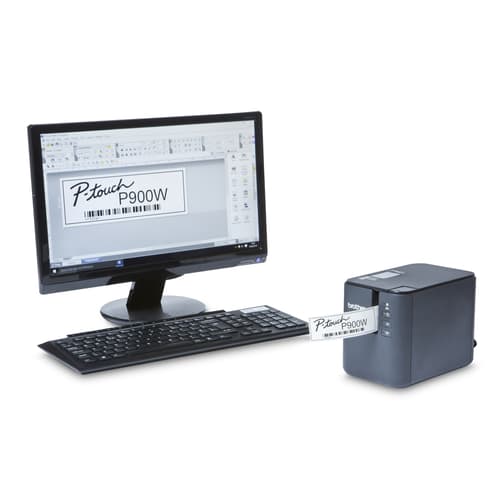 Brother PT-P900W Industrial Desktop Label Printer with Wireless Connectivity
