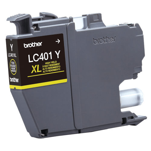 Brother Genuine LC401XLYS High-Yield Yellow Ink Cartridge