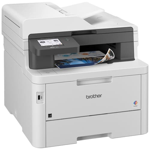 Brother MFC-L3780CDW Wireless Digital Colour All-in-One Printer with Laser Quality, Copy, Scan, and Fax, Single Pass Duplex Copy and Scan, Duplex and Mobile Printing, and Gigabit Ethernet