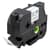 Brother Genuine HSe-251E 21 mm (0.83 in.) Black on White Heat Shrink Tube Tape (3:1 Shrink Ratio)