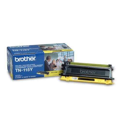 Brother TN115Y Yellow Toner Cartridge, High Yield