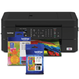 Brother 497LC3011KBUND Wireless Colour Inkjet Multifunction and Bonus Ink Bundle