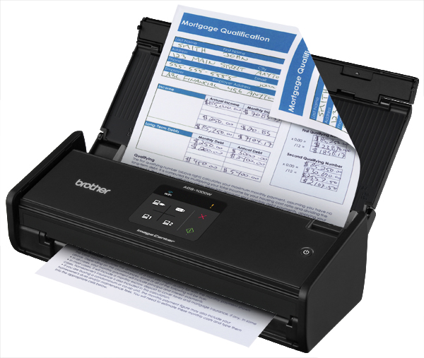 Image of Brother RADS-1000W Refurbished Wireless Compact Colour Scanner