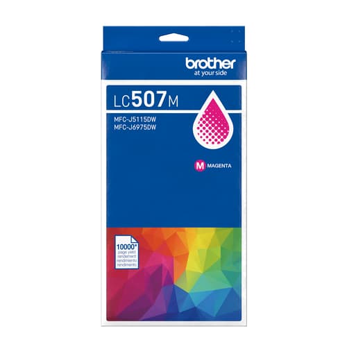 Brother Genuine LC507M Ultra High Yield Magenta Ink Cartridge