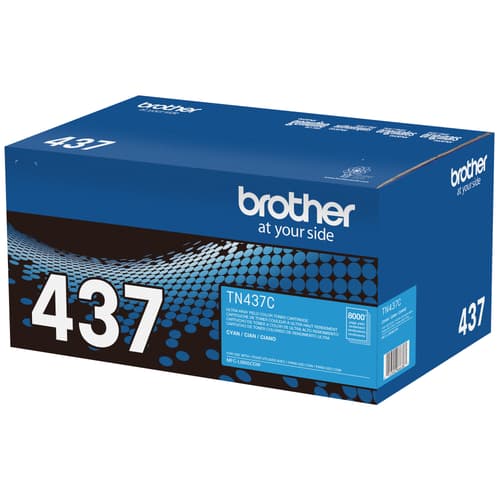 Brother Genuine TN437C Ultra High‐Yield Cyan Toner Cartridge