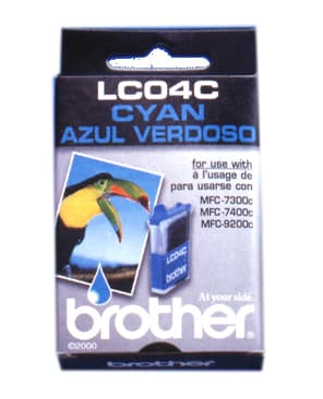 Brother LC04C Innobella  Cyan Ink Cartridge, Standard Yield