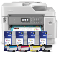 Brother R5945LC3037BUND Refurbished INKvestment Tank Colour Inkjet All-in-One Bundle with LC3037CMYK Super High-Yield Ink