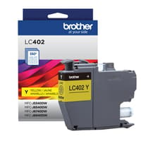 Brother Genuine LC402YS Standard Yield Yellow Ink Cartridge