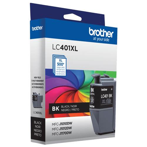Brother Genuine LC401XLBKS High-Yield Black Ink Cartridge