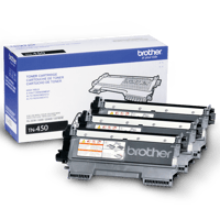 Brother Genuine TN4503PK High-Yield Mono Laser Toner Cartridge 3-Pack