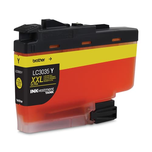 Brother LC3035YS INKvestment Tank Yellow Ink Cartridge, Ultra High Yield