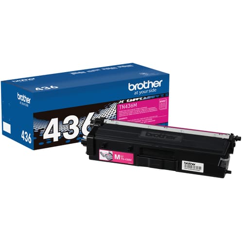 Brother TN436M Magenta Toner Cartridge, Super High Yield