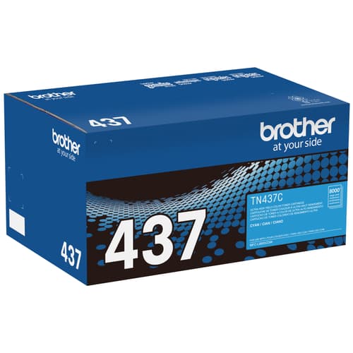 Brother Genuine TN437C Ultra High‐Yield Cyan Toner Cartridge