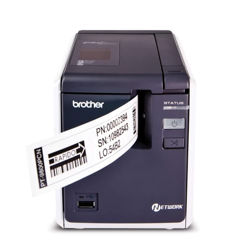 Brother PT-9800PCN Desktop Network Label and Barcode Printer