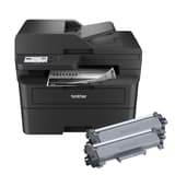Brother Wireless MFC- L2900DW XL Compact Monochrome All-in-One Laser Printer with up to 4,200 pages(1) of toner included, Single Pass Duplex Copy and Scan, Fax, Mobile Printing