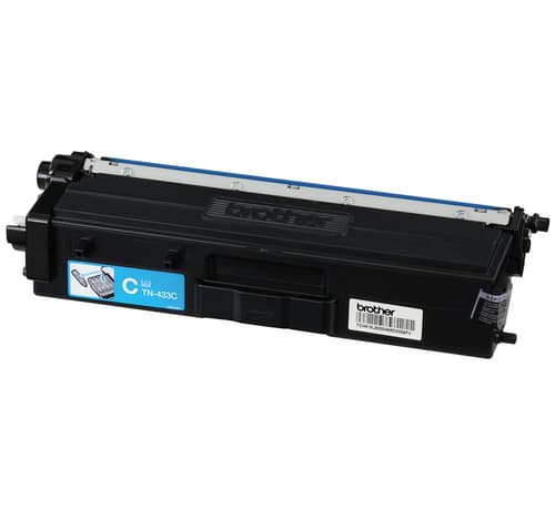 Brother TN433C Cyan Toner Cartridge, High Yield