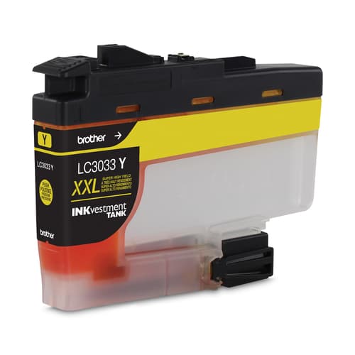 Brother LC3033YS INKvestment Tank Yellow Ink Cartridge, Super High Yield