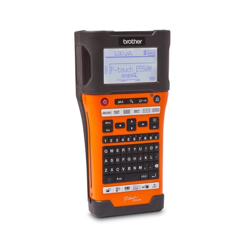 Brother PT-E550WVP Advanced Industrial Handheld Labeller with Wireless and Computer (USB) Connectivity