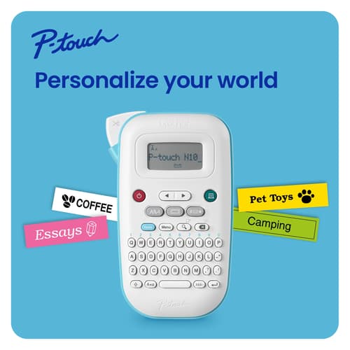 Brother P-touch PT-N10 Personal Handheld Label Maker - Bundle