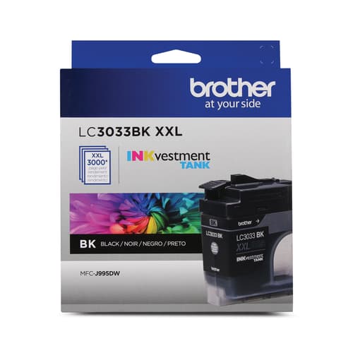 Brother LC3033BKS INKvestment Tank Black Ink Cartridge, Super High Yield