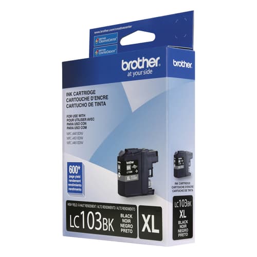 Brother LC103BKS Innobella  Black Ink Cartridge, High Yield (XL Series)