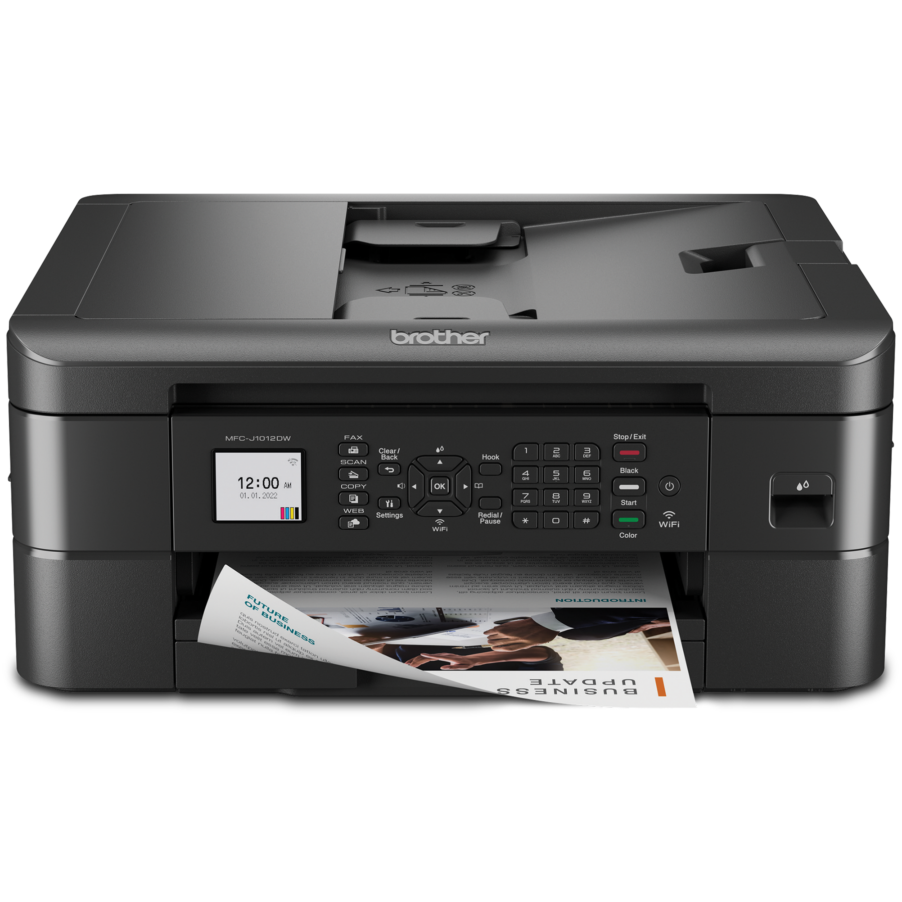 Brother MFC-J1012DW Wireless Colour Inkjet All-in-One Printer with Mobile  Device and Duplex Printing, with Refresh Subscription Option