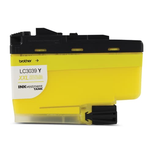 Brother LC3039YS Yellow INKvestment Tank Ink Cartridge, Ultra High Yield