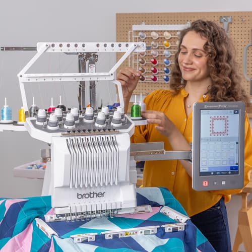 Brother PR1060W Entrepreneur Pro W Ten-Needle Embroidery Machine