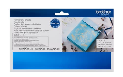 Brother CAFTSBLU1 Foil Transfer Sheets Blue