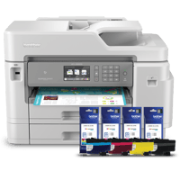 Brother RMFC-J5945DW Refurbished INKvestment Tank Colour Inkjet All-in-One Bundle with LC3037CMYK Super High-Yield In-box Ink and LC3039CMYK Ultra High-Yield Bundled Ink