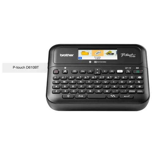 Brother P-touch PT-D610BT Business Professional Connected Label Maker with Bluetooth® Connectivity