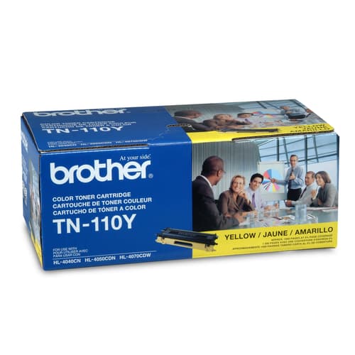 Brother TN110Y Yellow Toner Cartridge, Standard Yield